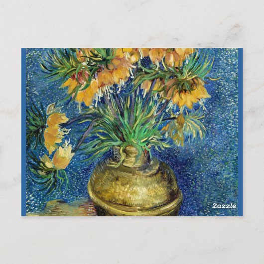 Van Gogh - Imperial Fritillaries, Briefkaart (Achterkant)