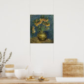 Van Gogh - Imperiale Fritillaries in een kopervaas Poster (Keuken)