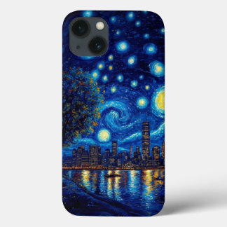 Van Gogh Inspired: Starry Night Ocean Edition Case-Mate iPhone Case