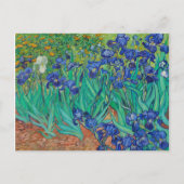 Van Gogh Iopen. Blauwe florale  impressionisme Briefkaart (Voorkant)
