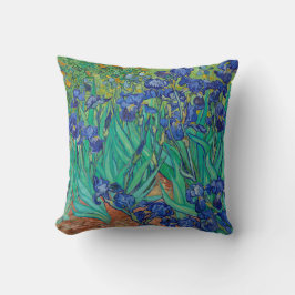 Van Gogh Iopen. Blauwe florale  impressionisme Kussen