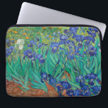 Van Gogh Iopen. Blauwe florale  impressionisme Laptop Sleeve<br><div class="desc">Van Gogh "Irises" laptophoes. Blauwe florale impressionistische kunst.</div>