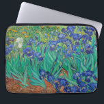 Van Gogh Iopen. Blauwe florale  impressionisme Laptop Sleeve<br><div class="desc">Van Gogh "Irises" laptophoes. Blauwe florale impressionistische kunst.</div>