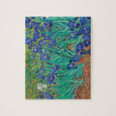 Van Gogh Iopen. Blauwe florale  impressionisme Legpuzzel (Verticaal)