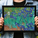 Van Gogh Iopen. Blauwe florale  impressionisme Poster<br><div class="desc">Van Gogh "Irises" poster. Blauwe florale impressionistische kunst.</div>