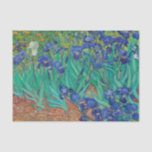 Van Gogh Iopen. Blauwe florale  impressionisme Tissuepapier<br><div class="desc">Van Gogh "Irises" tissuepapier. Blauwe florale impressionistische kunst.</div>