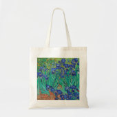 Van Gogh Iopen. Blauwe florale impressionisme Tote Bag (Voorkant)