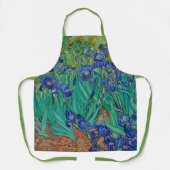Van Gogh Iopen Floral Green Painting Schort (Voorkant)
