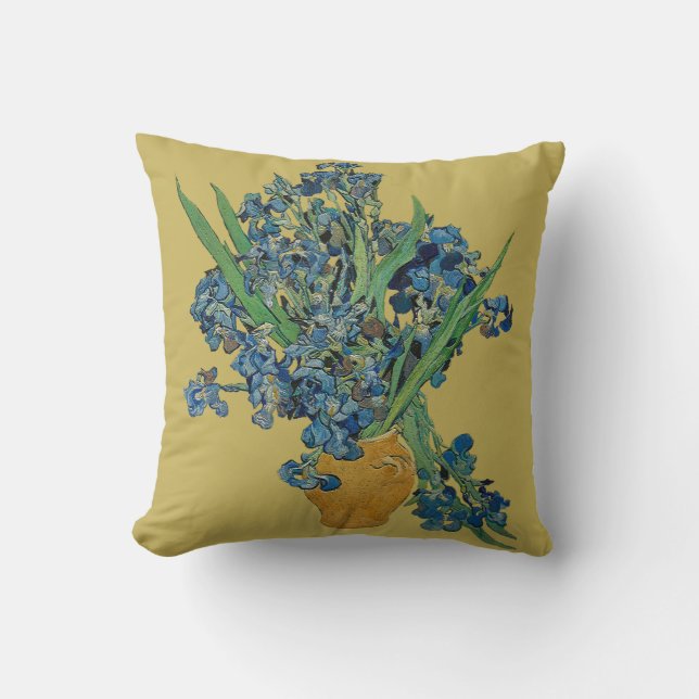 Van Gogh Iris Pillow Kussen (Voorkant)