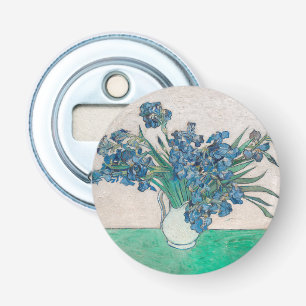 Van Gogh Iris Vaas Schilderij Impressionisme Button Flesopener