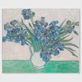 Van Gogh Iris Vaas Schilderij Impressionisme Cadeaupapier (Vlak)