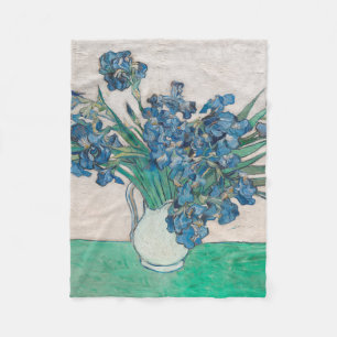 Van Gogh Iris Vaas Schilderij Impressionisme Fleece Deken