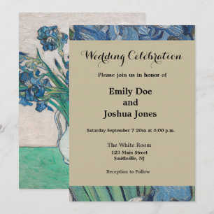 Van Gogh Iris Vaas Schilderij Impressionisme Kaart