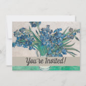 Van Gogh Iris Vaas Schilderij Impressionisme Kaart (Voorkant)