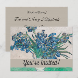 Van Gogh Iris Vaas Schilderij Impressionisme Kaart