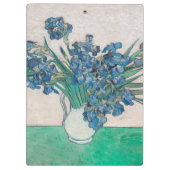Van Gogh Iris Vaas Schilderij Impressionisme Klembord (Achterkant)