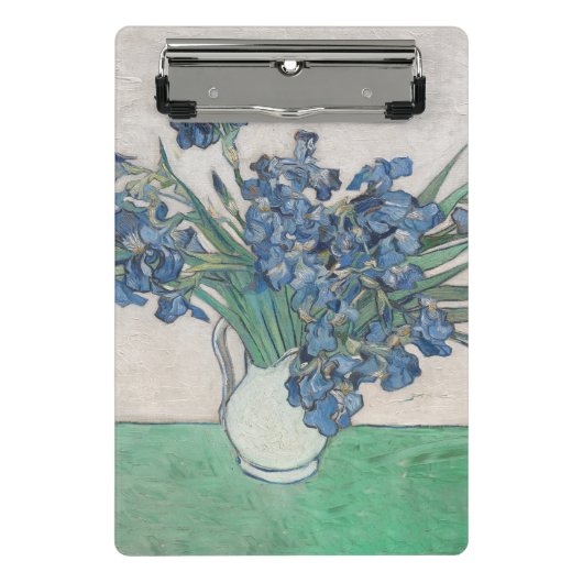 Van Gogh Iris Vaas Schilderij Impressionisme Mini Klembord (Voorkant)