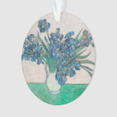 Van Gogh Iris Vaas Schilderij Impressionisme Ornament (voorkant)