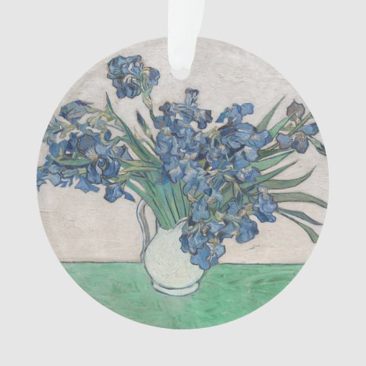 Van Gogh Iris Vaas Schilderij Impressionisme Ornament (voorkant)