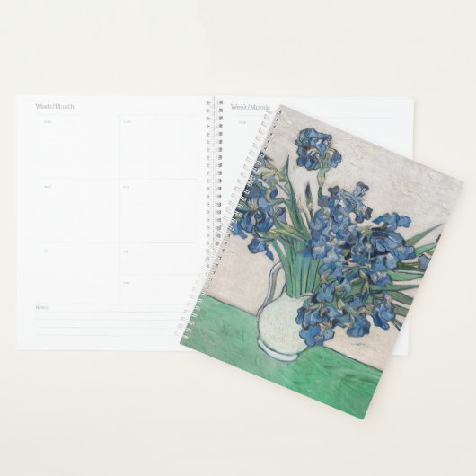 Van Gogh Iris Vaas Schilderij Impressionisme Planner (Display)