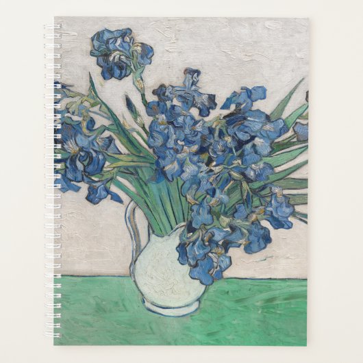 Van Gogh Iris Vaas Schilderij Impressionisme Planner (Voorkant)