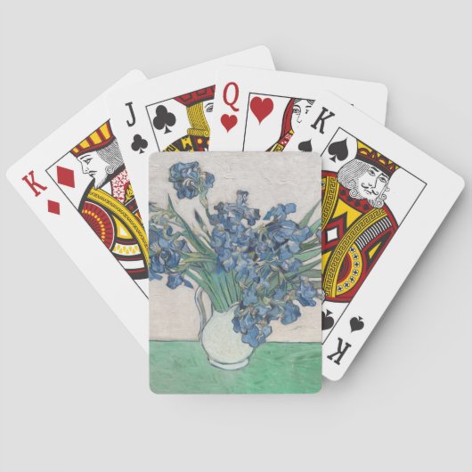 Van Gogh Iris Vaas Schilderij Impressionisme Pokerkaarten (Achterkant)