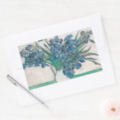 Van Gogh Iris Vaas Schilderij Impressionisme Rechthoekige Sticker (Envelop)