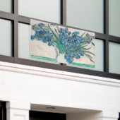 Van Gogh Iris Vaas Schilderij Impressionisme Spandoek (Buitenkant Gebouw)