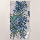 Van Gogh Iris Vaas Schilderij Impressionisme Strandlaken (Voorkant)