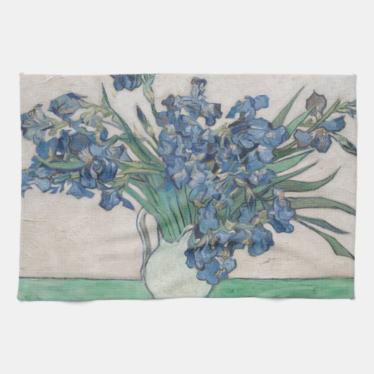 Van Gogh Iris Vaas Schilderij Impressionisme Theedoek (Horizontaal)