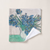 Van Gogh Iris Vase Schilderend Impressionisme Bad Handdoek (Wasdoekje)