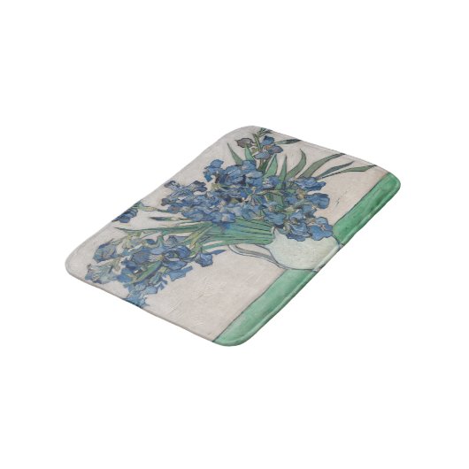Van Gogh Iris Vase Schilderend Impressionisme Badmat (Gekanteld)