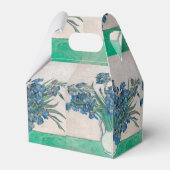 Van Gogh Iris Vase Schilderend Impressionisme Bedankdoosjes (Achterkant)