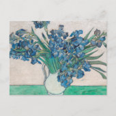 Van Gogh Iris Vase Schilderend Impressionisme Briefkaart (Voorkant)