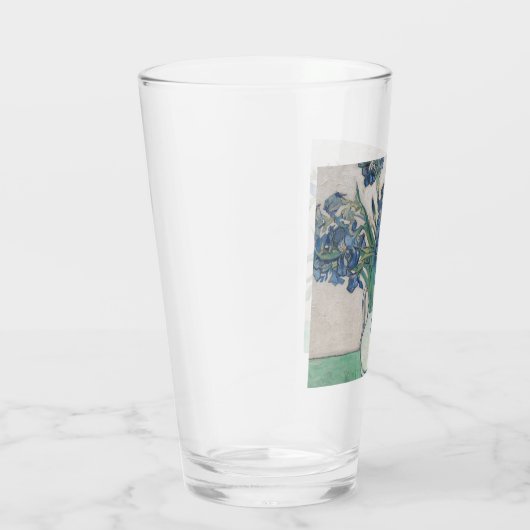 Van Gogh Iris Vase Schilderend Impressionisme Glas (Rechts)