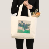 Van Gogh Iris Vase Schilderend Impressionisme Grote Tote Bag (Voorkant (product))