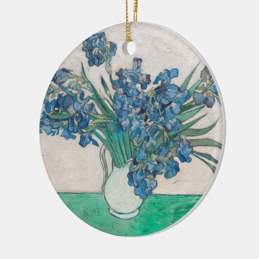 Van Gogh Iris Vase Schilderend Impressionisme Keramisch Ornament (Links)