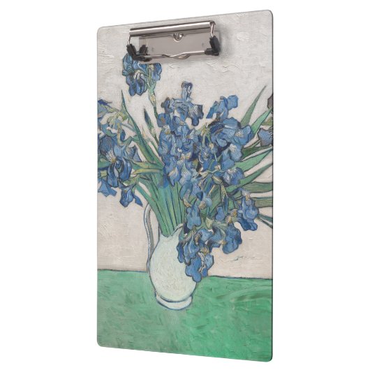 Van Gogh Iris Vase Schilderend Impressionisme Klembord (Links)