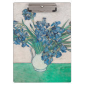 Van Gogh Iris Vase Schilderend Impressionisme Klembord (Voorkant)