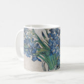 Van Gogh Iris Vase Schilderend Impressionisme Koffiemok (Voorkant links)