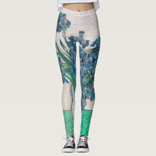 Van Gogh Iris Vase Schilderend Impressionisme Leggings