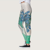 Van Gogh Iris Vase Schilderend Impressionisme Leggings (Links)