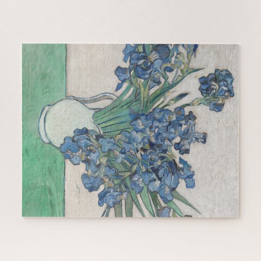 Van Gogh Iris Vase Schilderend Impressionisme Legpuzzel (Horizontaal)