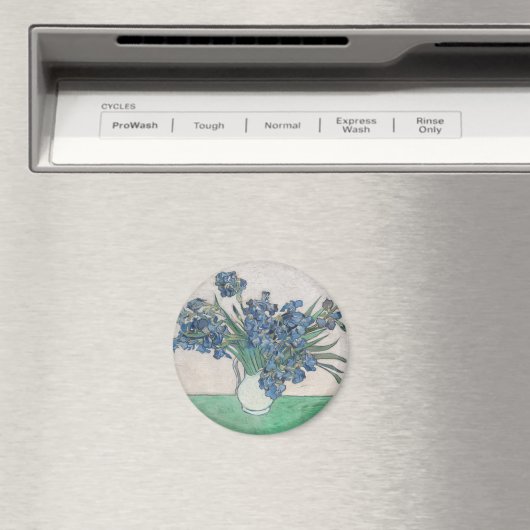 Van Gogh Iris Vase Schilderend Impressionisme Magneet (Insitu (Vaatwasser))