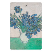 Van Gogh Iris Vase Schilderend Impressionisme Mini Klembord (Achterkant)