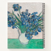 Van Gogh Iris Vase Schilderend Impressionisme Notitieboek (Achterkant)