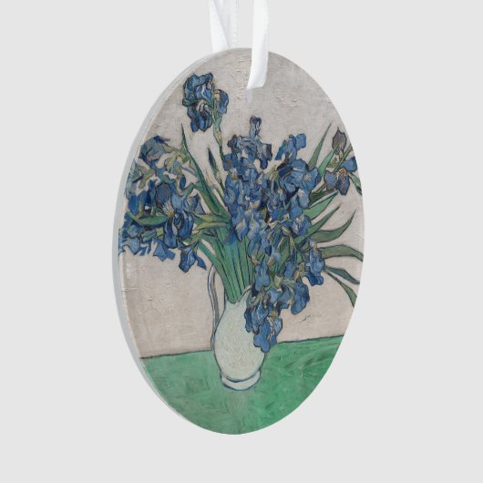Van Gogh Iris Vase Schilderend Impressionisme Ornament (voorkant)