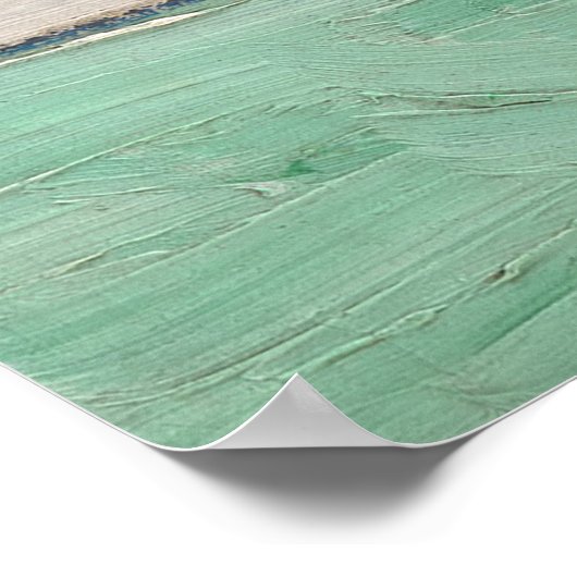 Van Gogh Iris Vase Schilderend Impressionisme Poster (Hoek)