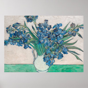 Van Gogh Iris Vase Schilderend Impressionisme Poster