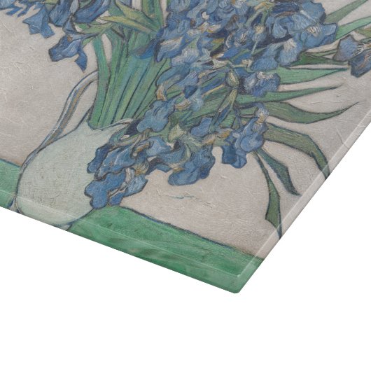 Van Gogh Iris Vase Schilderend Impressionisme Snijplank (Hoek)